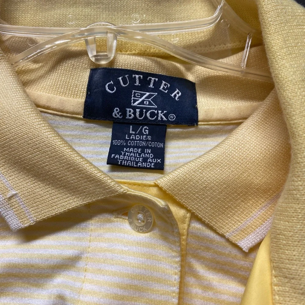 Ladies Cutter and Buck golf shirt and vest. Large. - Picture 3 of 9
